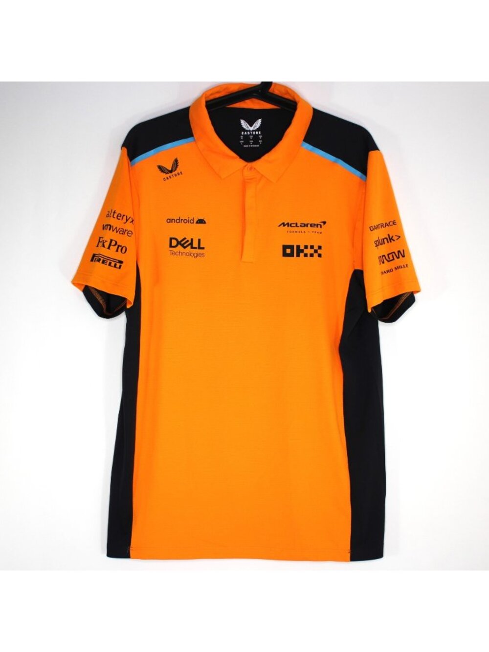 Castore Mens Medium F1 Formula Racing McLaren Polo Shirt O1037